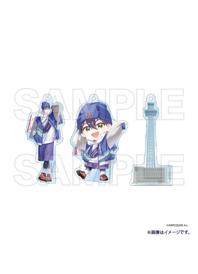 【ご自宅配送品】にじさんじ ご当地3連キーホルダー 剣持刀也