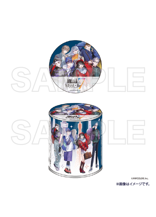【ご自宅配送品】にじさんじ 缶バッジ付キャラメル